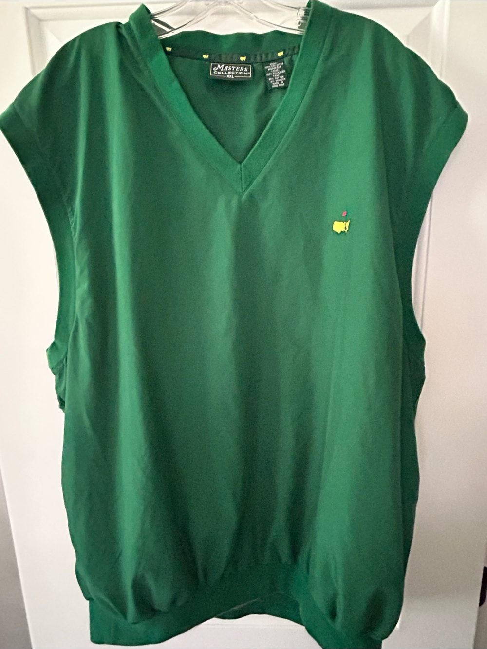 Masters Green Vest with Yellow Logo Detailing